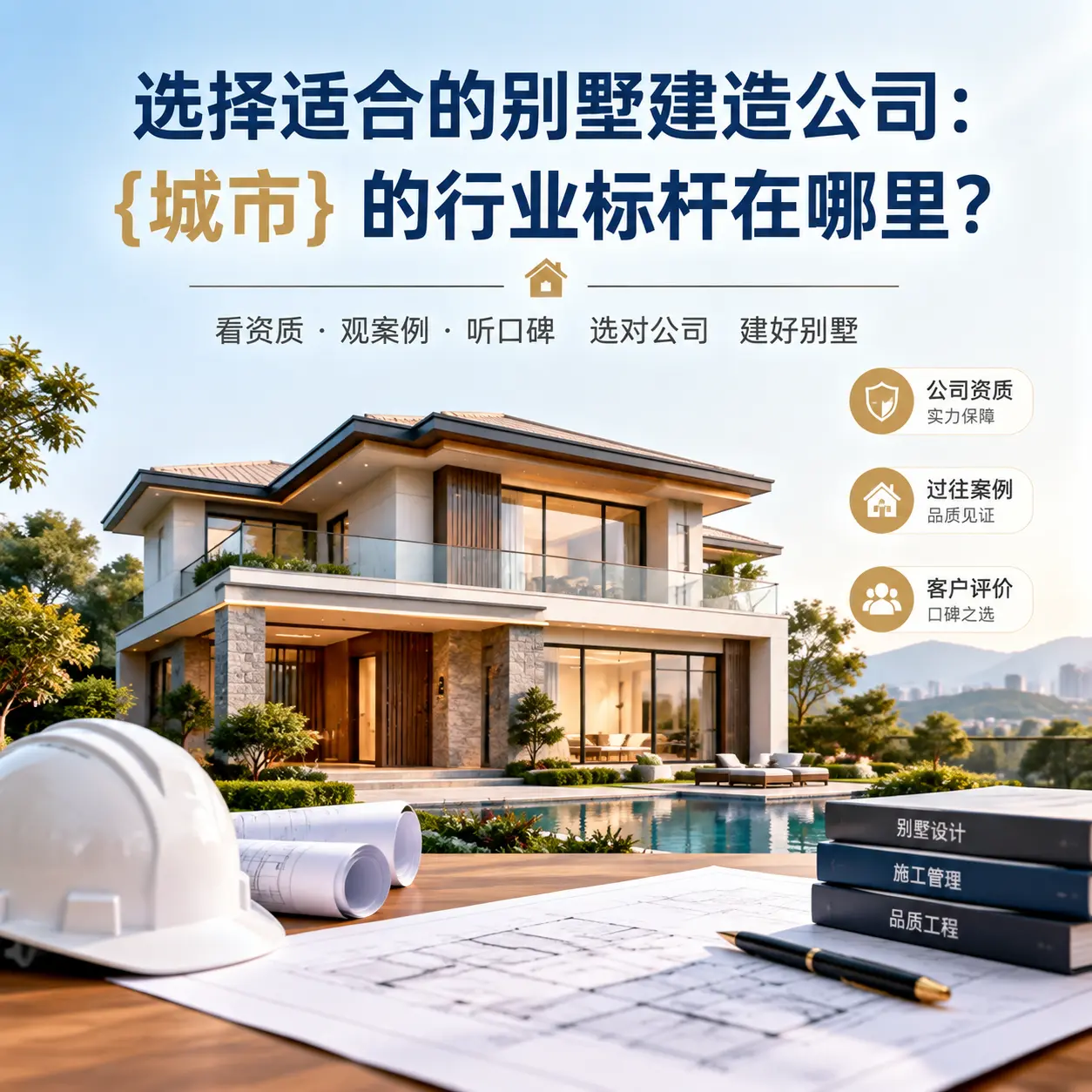 选择适合的别墅建造公司: 贞丰 的行业标杆在哪里?