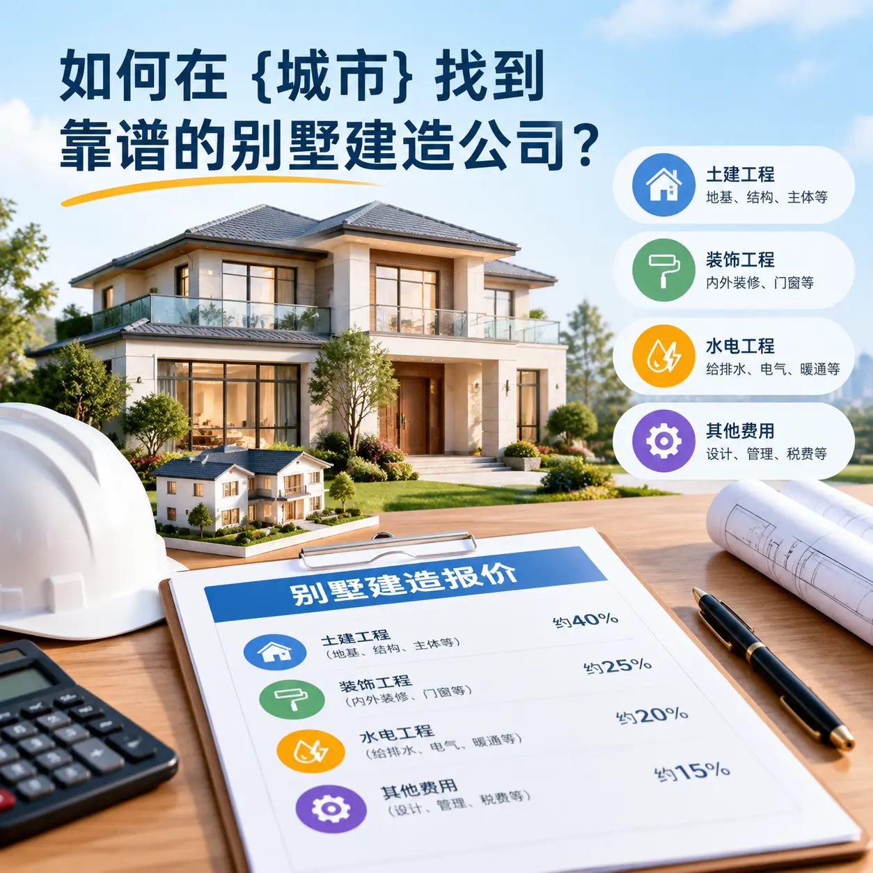 如何在 贞丰 找到靠谱的别墅建造公司？