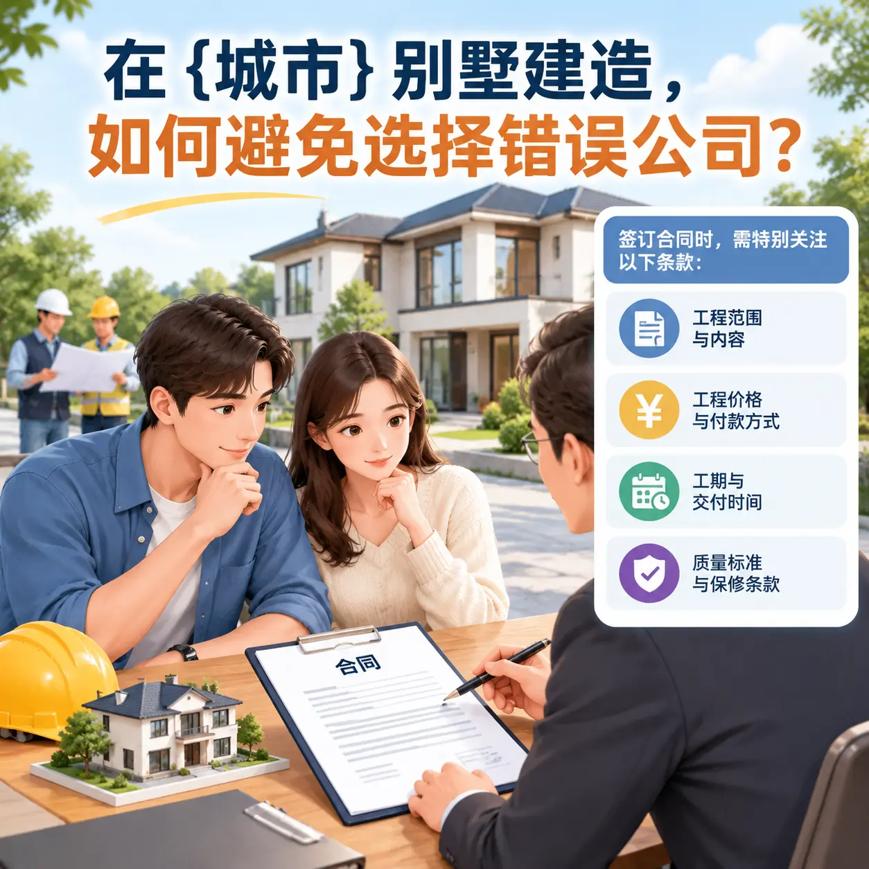 在 贞丰 别墅建造，如何避免选择错误公司？