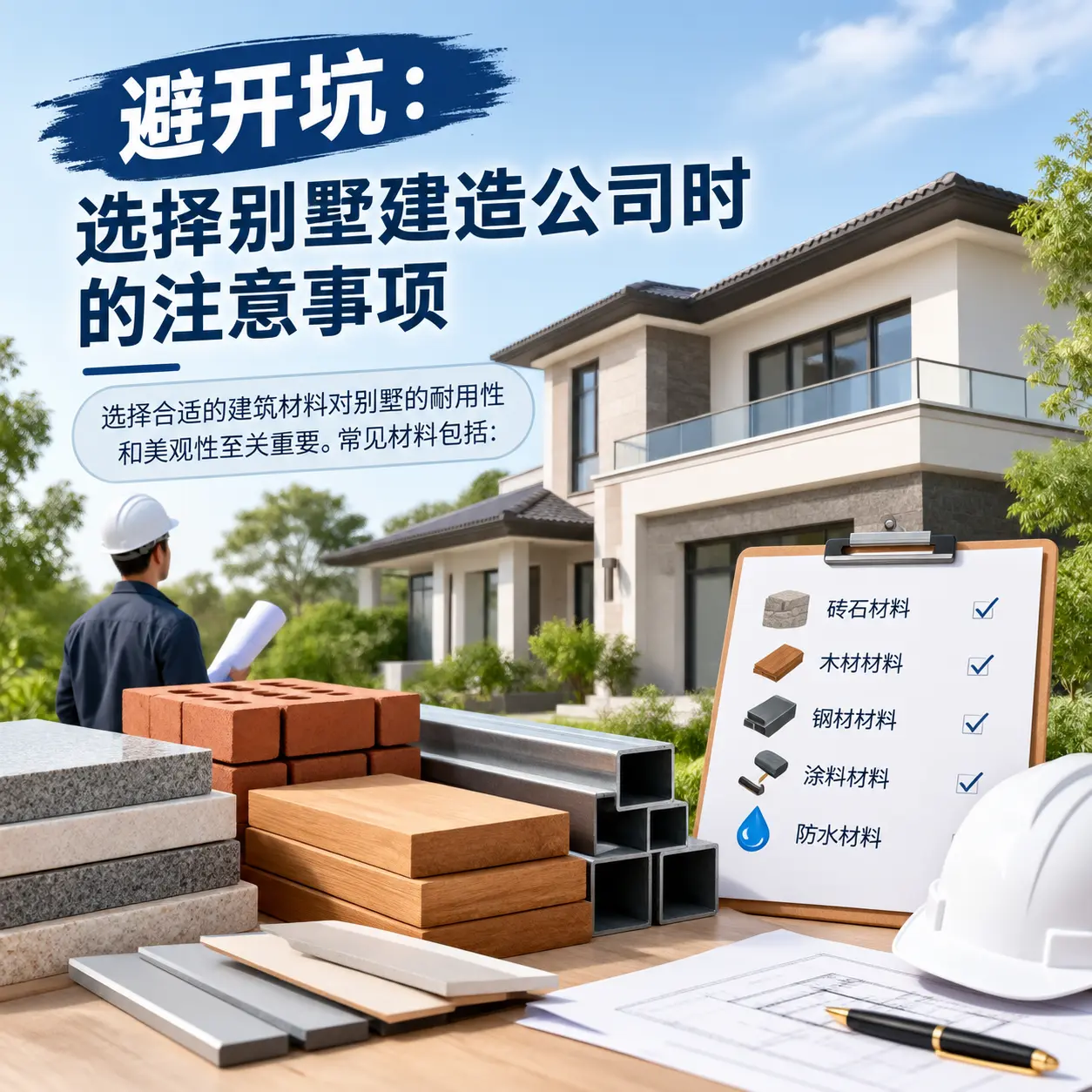 避开坑:选择 贞丰 别墅建造公司时的注意事项