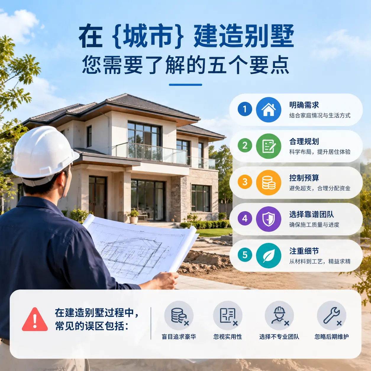 在 贞丰 建造别墅,您需要了解的五个要点