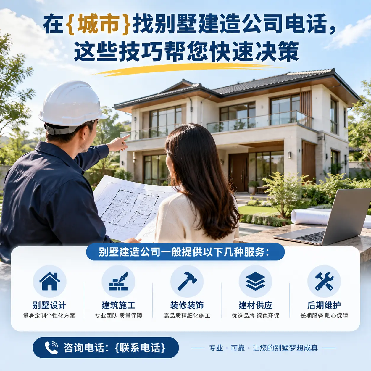 在贞丰找别墅建造公司电话，这些技巧帮您快速决策