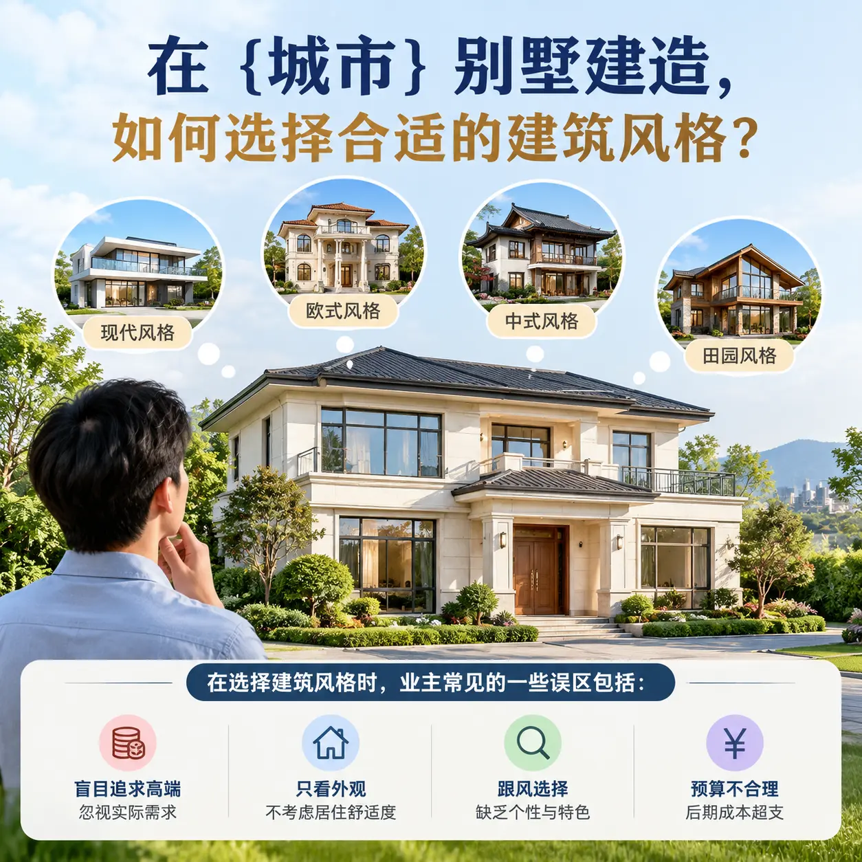 在 贞丰 别墅建造，如何选择合适的建筑风格？